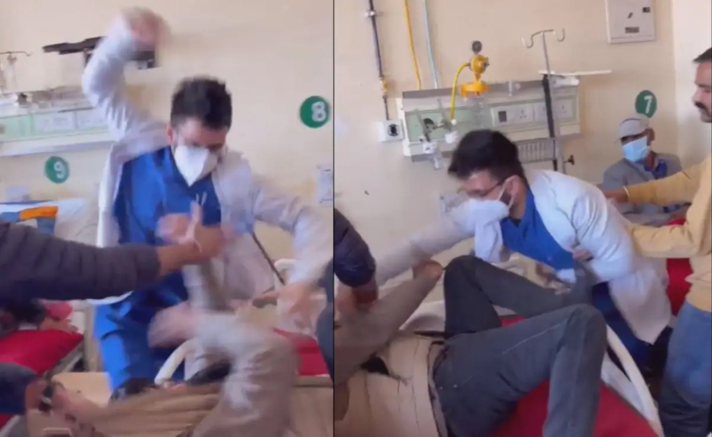 Bị ph&agrave;n n&agrave;n, nam b&aacute;c sĩ lao v&agrave;o đấm bệnh nh&acirc;n tới tấp- Ảnh 1.