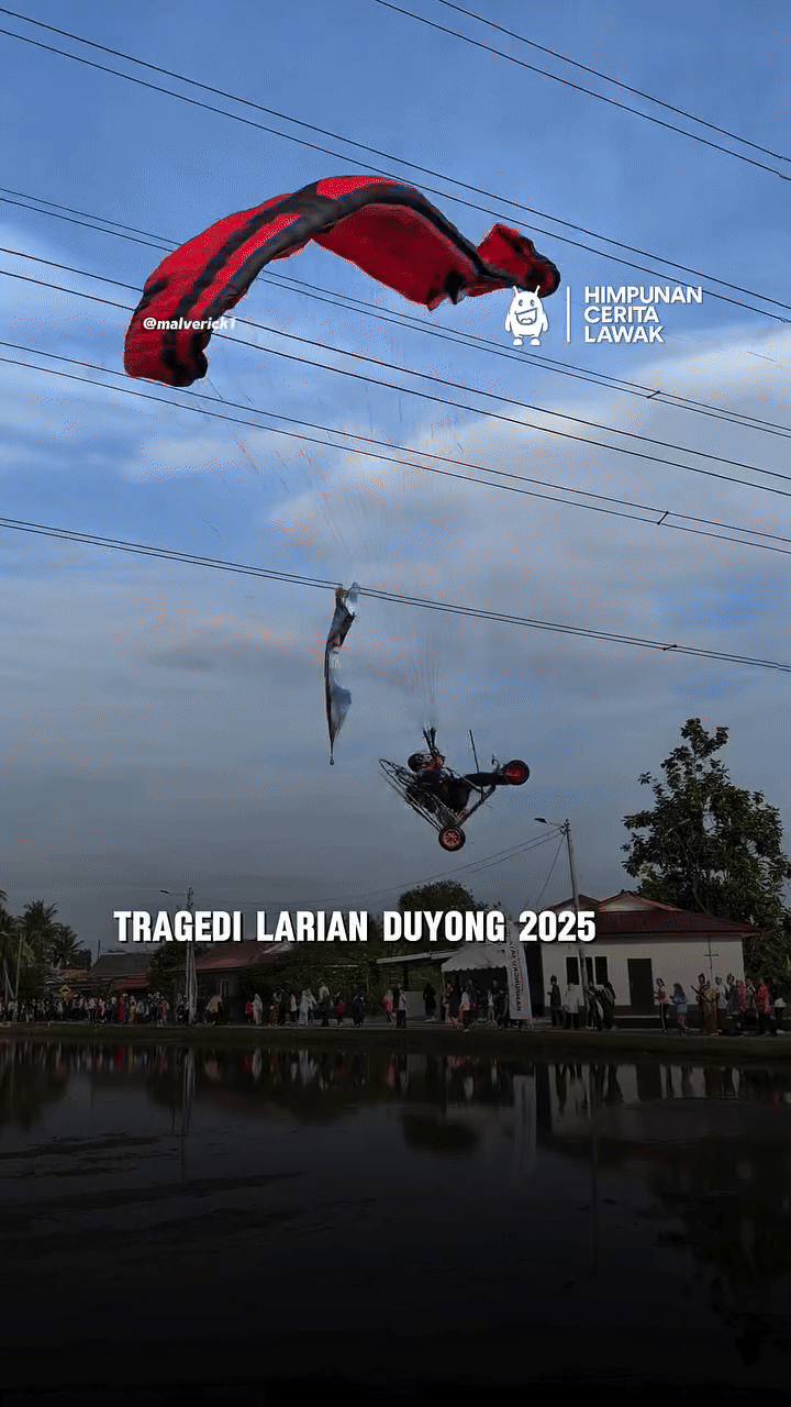 D&ugrave; lượn va v&agrave;o d&acirc;y điện rồi lao xuống đất, đ&aacute;m đ&ocirc;ng hoảng loạn la h&eacute;t khi nh&igrave;n thấy nạn nh&acirc;n- Ảnh 2.