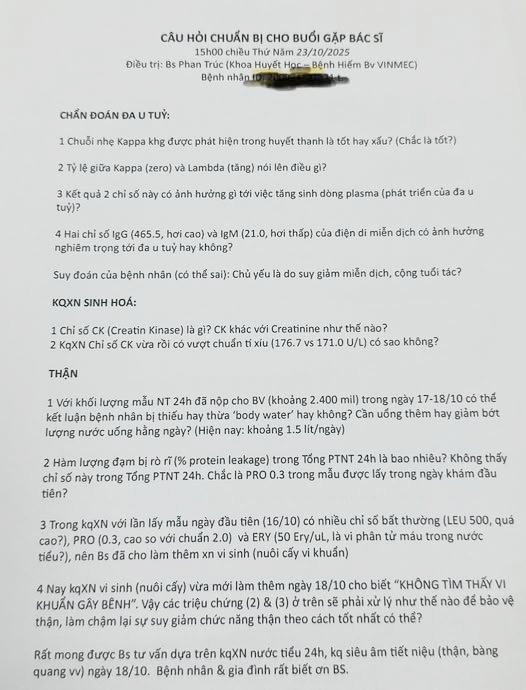 Từ chuyện bệnh nh&acirc;n gửi bộ c&acirc;u hỏi v&agrave; lời đ&aacute;p của b&aacute;c sĩ &ldquo;Cảm ơn sự kh&oacute; t&iacute;nh của bạn&rdquo;: Đ&atilde; đến l&uacute;c thay đổi tư duy kh&aacute;m bệnh- Ảnh 2.