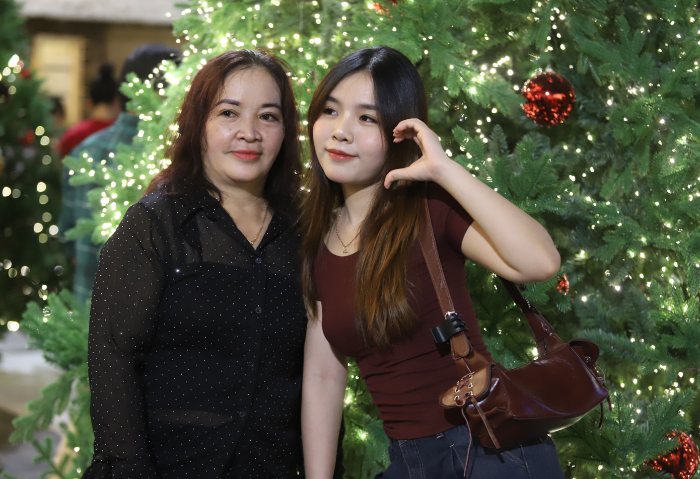 Bạn trẻ rạng rỡ check-in với h&agrave;ng th&ocirc;ng Noel lung linh, huyền ảo- Ảnh 16.