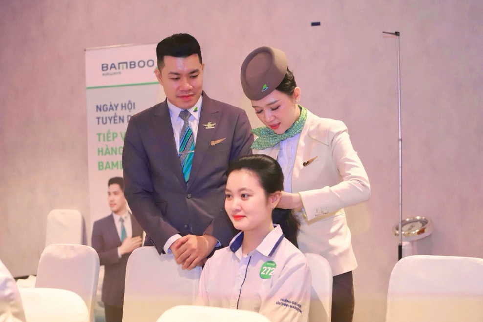 Bamboo Airways khởi động h&agrave;nh tr&igrave;nh tuyển dụng tiếp vi&ecirc;n h&agrave;ng kh&ocirc;ng quy m&ocirc; lớn tại TP.HCM- Ảnh 4.