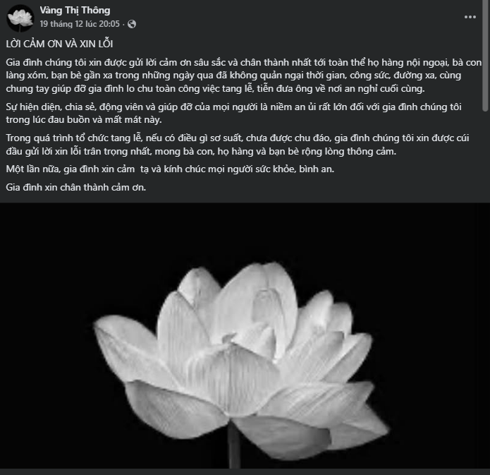 Chị V&agrave;ng Thị Th&ocirc;ng trong Gia đ&igrave;nh Haha nghẹn ng&agrave;o chia sẻ sau khi người th&acirc;n qua đời- Ảnh 4.