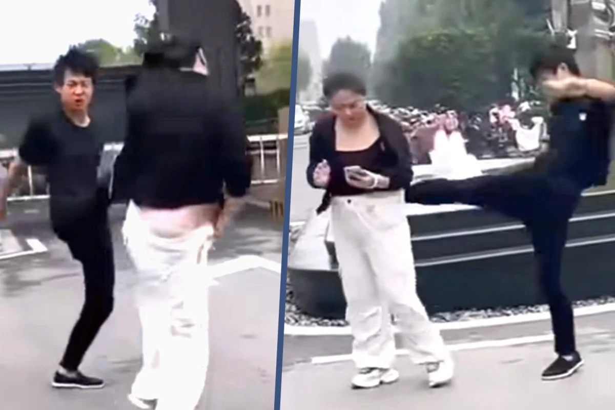 5 triệu người xem clip ẩu đả tưởng l&agrave; bạo lực đường phố, ai ngờ mối quan hệ giữa 2 nh&acirc;n vật mới l&agrave; điều g&acirc;y sốc- Ảnh 1.