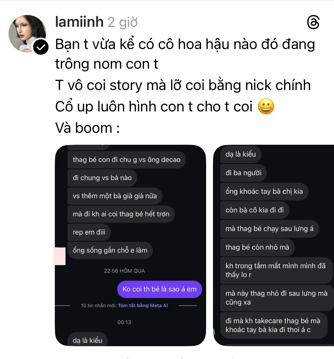 Hoa hậu Việt l&ecirc;n tiếng trước nghi vấn l&agrave; người thứ 3 trong drama L&acirc;m Minh - Decao- Ảnh 1.