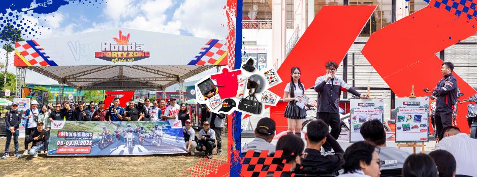 Honda Sporty Zone 2025 - Độ Bản Sắc: H&agrave;nh tr&igrave;nh b&ugrave;ng nổ tinh thần thể thao, kết nối h&agrave;ng ng&agrave;n c&aacute; t&iacute;nh- Ảnh 3.