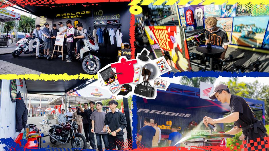 Honda Sporty Zone 2025 - Độ Bản Sắc: H&agrave;nh tr&igrave;nh b&ugrave;ng nổ tinh thần thể thao, kết nối h&agrave;ng ng&agrave;n c&aacute; t&iacute;nh- Ảnh 4.