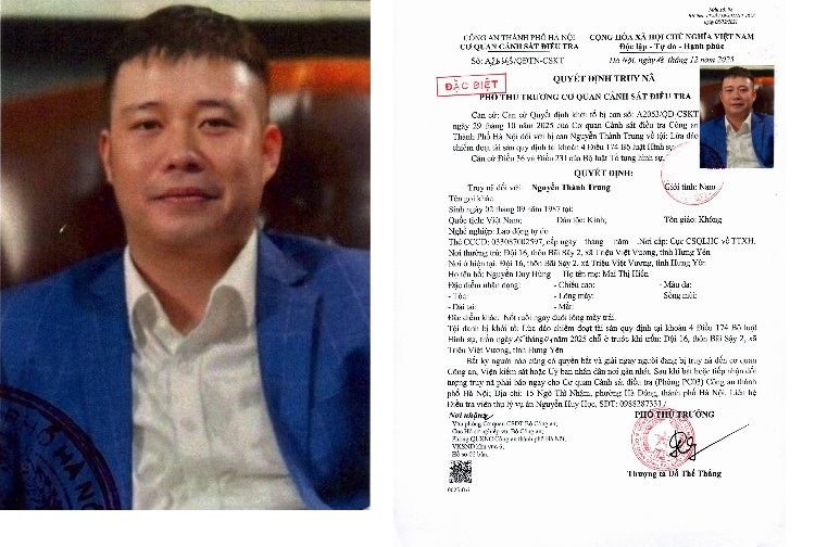 Truy n&atilde; Gi&aacute;m đốc C&ocirc;ng ty CP tập đo&agrave;n Hoa Hồng Nguyễn Th&agrave;nh Trung- Ảnh 1.