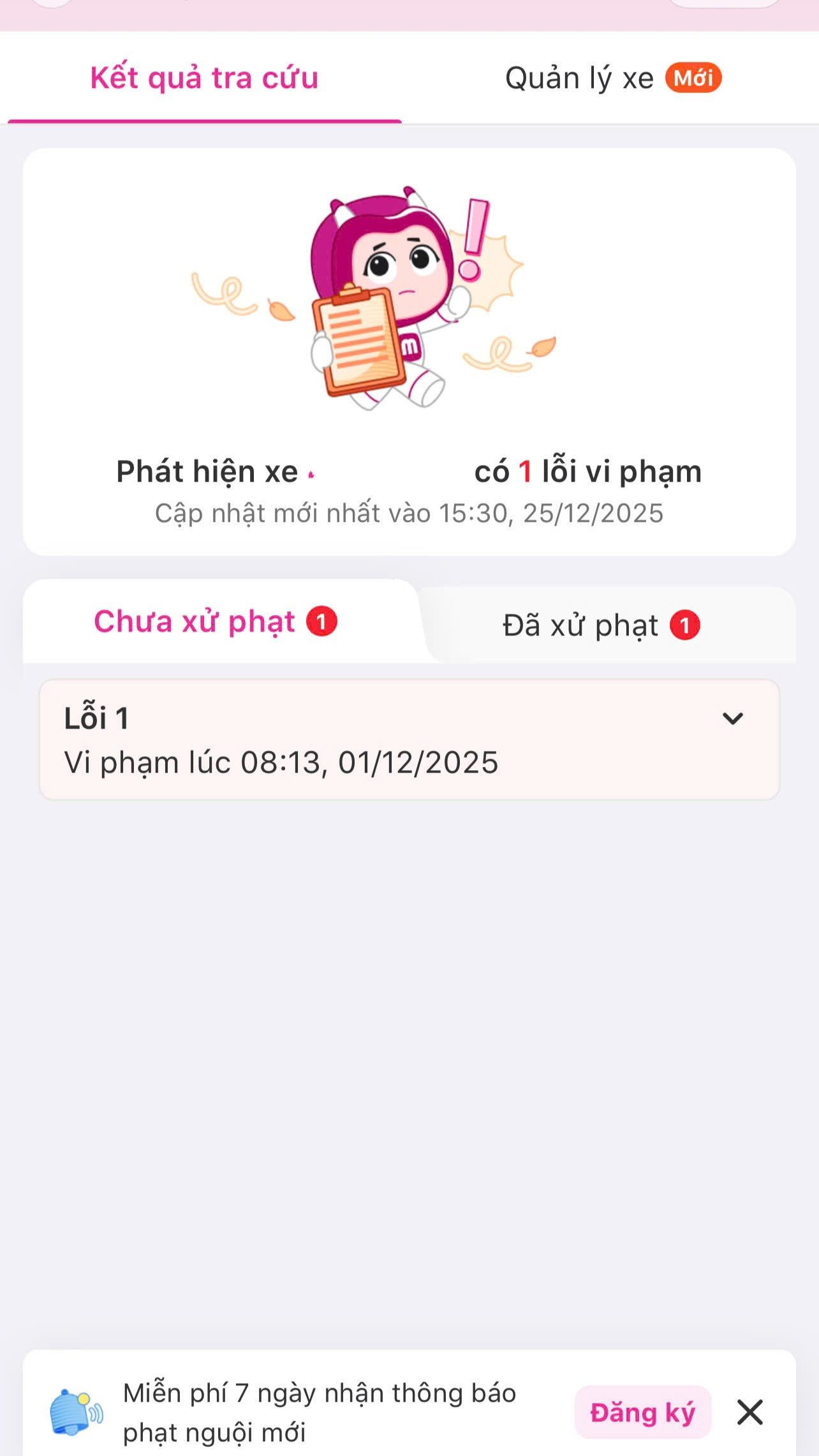 C&aacute;ch tra cứu phạt nguội tr&ecirc;n ứng dụng MoMo cực đơn giản, chuẩn x&aacute;c- Ảnh 3.