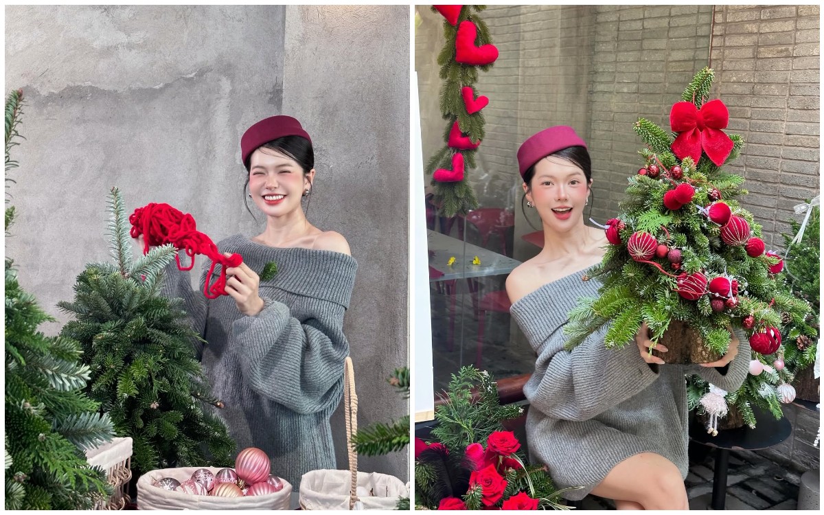 "D&aacute;ng xinh" tr&agrave;n ngập newsfeed ng&agrave;y Gi&aacute;ng sinh: Nhan sắc ai cũng vu&yacute;p vậy trời!- Ảnh 12.