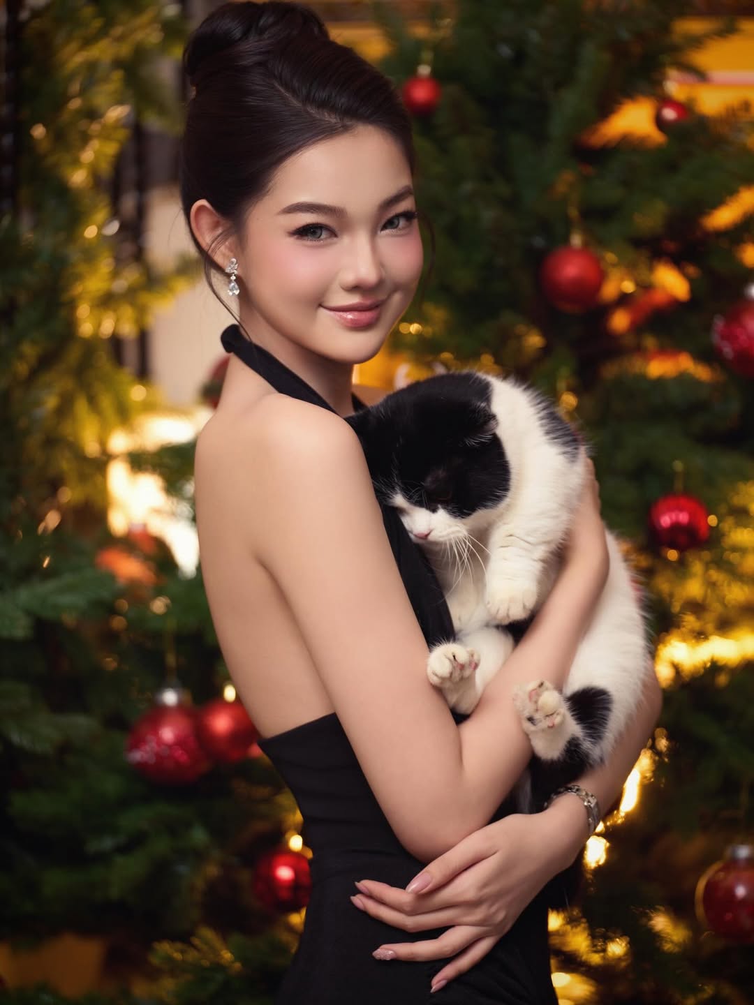 "D&aacute;ng xinh" tr&agrave;n ngập newsfeed ng&agrave;y Gi&aacute;ng sinh: Nhan sắc ai cũng vu&yacute;p vậy trời!- Ảnh 8.