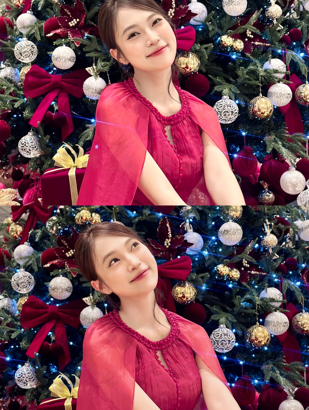 "D&aacute;ng xinh" tr&agrave;n ngập newsfeed ng&agrave;y Gi&aacute;ng sinh: Nhan sắc ai cũng vu&yacute;p vậy trời!- Ảnh 1.