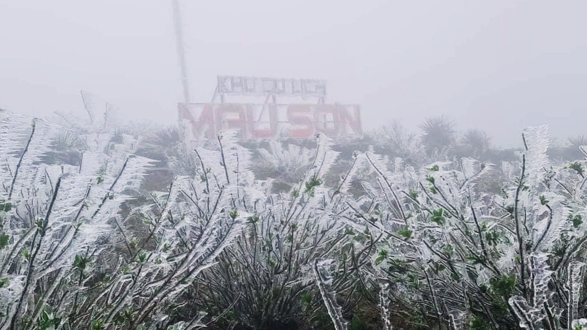Ngo&agrave;i Fansipan, đ&acirc;y l&agrave; nơi lạnh kh&ocirc;ng k&eacute;m ở miền Bắc h&ocirc;m nay: Cũng l&agrave; n&uacute;i, nhiều năm c&oacute; băng gi&aacute;, tuyết- Ảnh 8.
