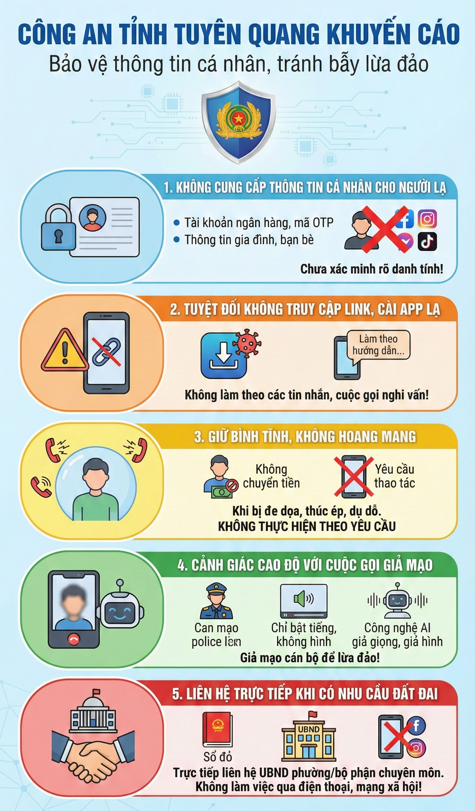 C&ocirc;ng an ph&aacute;t th&ocirc;ng b&aacute;o n&oacute;ng li&ecirc;n quan đến sổ đỏ của người d&acirc;n: Cảnh gi&aacute;c tuyệt đối- Ảnh 2.