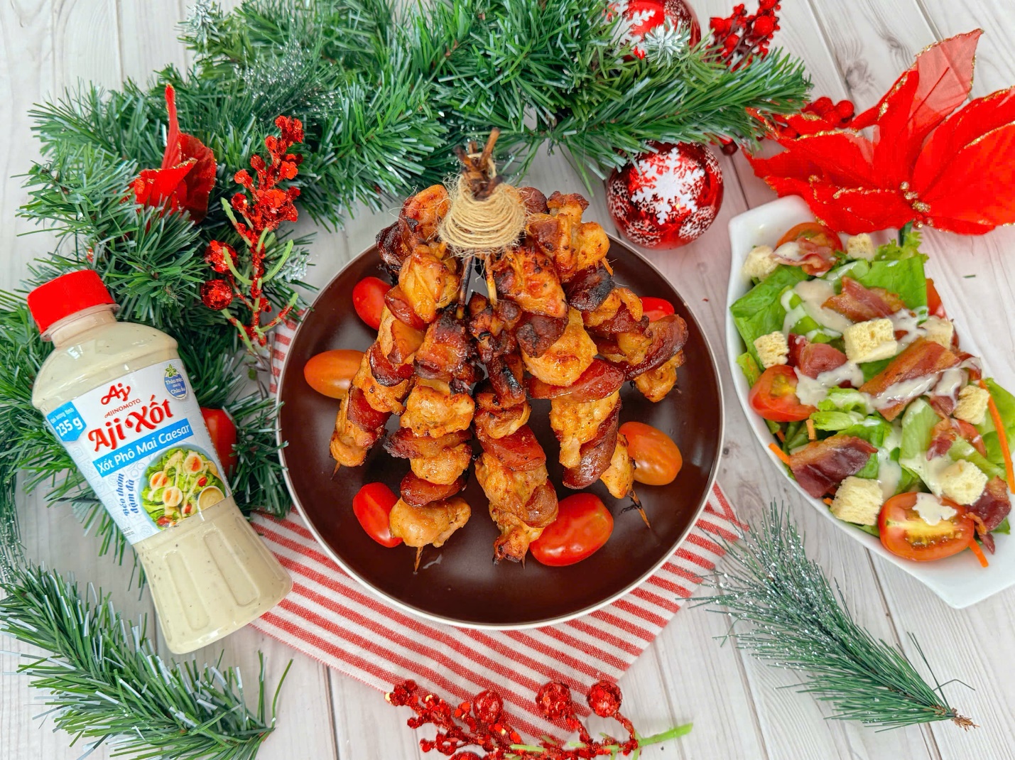 Kh&ocirc;ng cần c&ocirc;ng thức cầu kỳ, đ&acirc;y l&agrave; l&yacute; do Xốt ph&ocirc; mai Caesar &ldquo;Aji-Xốt&rdquo; đang được hội bận rộn để &yacute;- Ảnh 1.