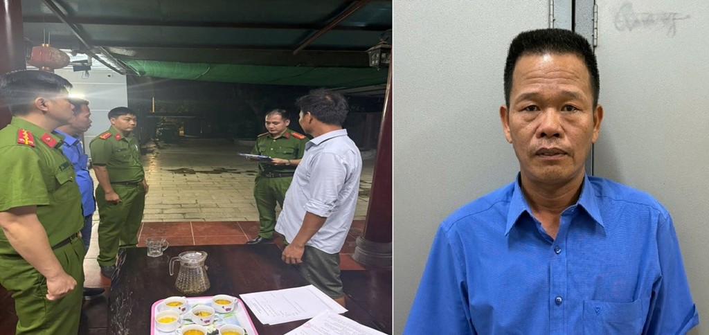 Thực hiện lệnh bắt tạm giam, kh&aacute;m x&eacute;t nơi l&agrave;m việc của gi&aacute;m đốc Nguyễn Ngọc Thắng- Ảnh 1.