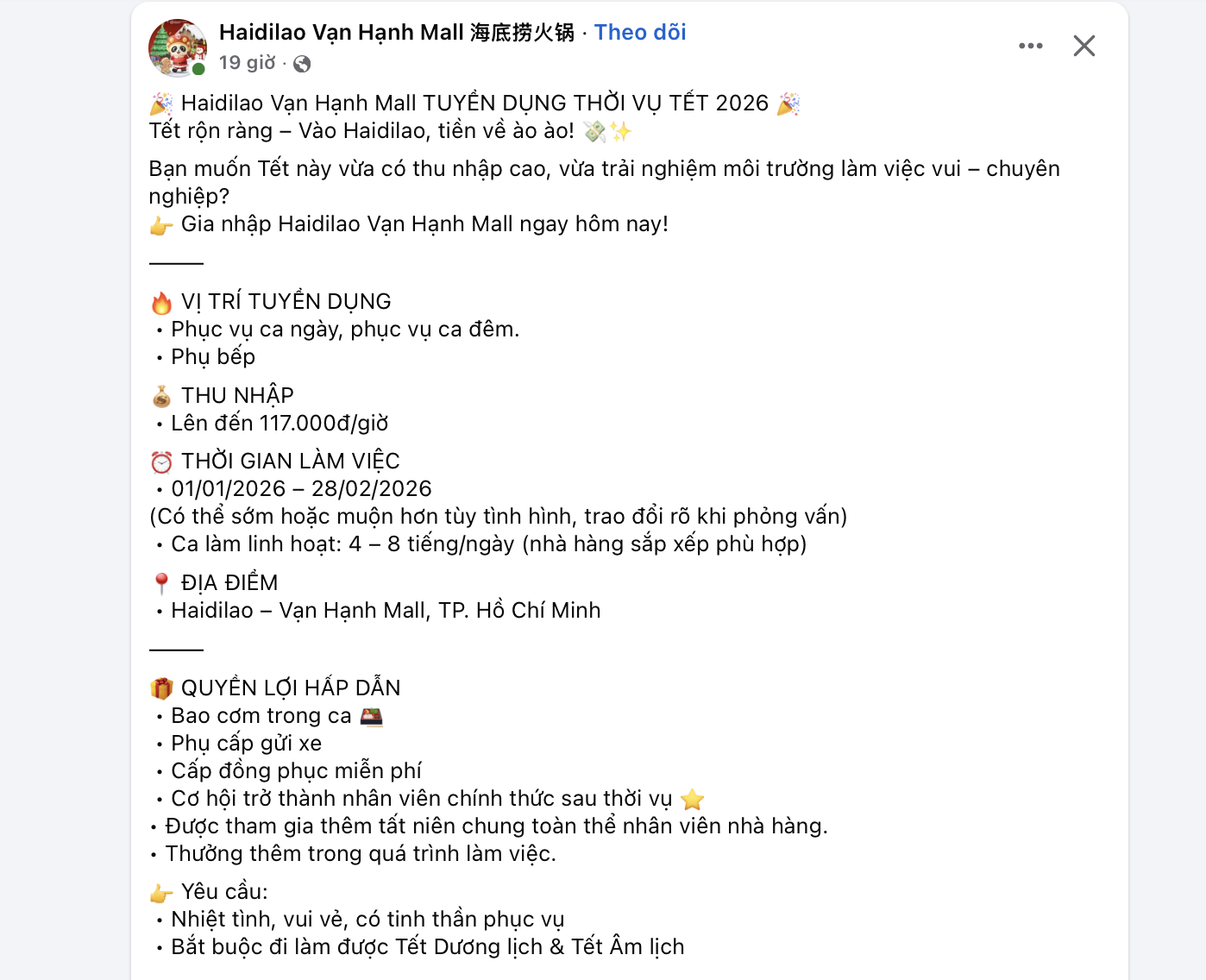 Việc l&agrave;m thời vụ Tết v&agrave;o cao điểm, thu nhập c&oacute; thể đạt hơn 30 triệu đồng/th&aacute;ng- Ảnh 6.