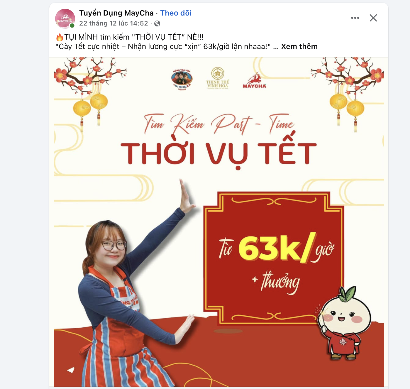 Việc l&agrave;m thời vụ Tết v&agrave;o cao điểm, thu nhập c&oacute; thể đạt hơn 30 triệu đồng/th&aacute;ng- Ảnh 5.