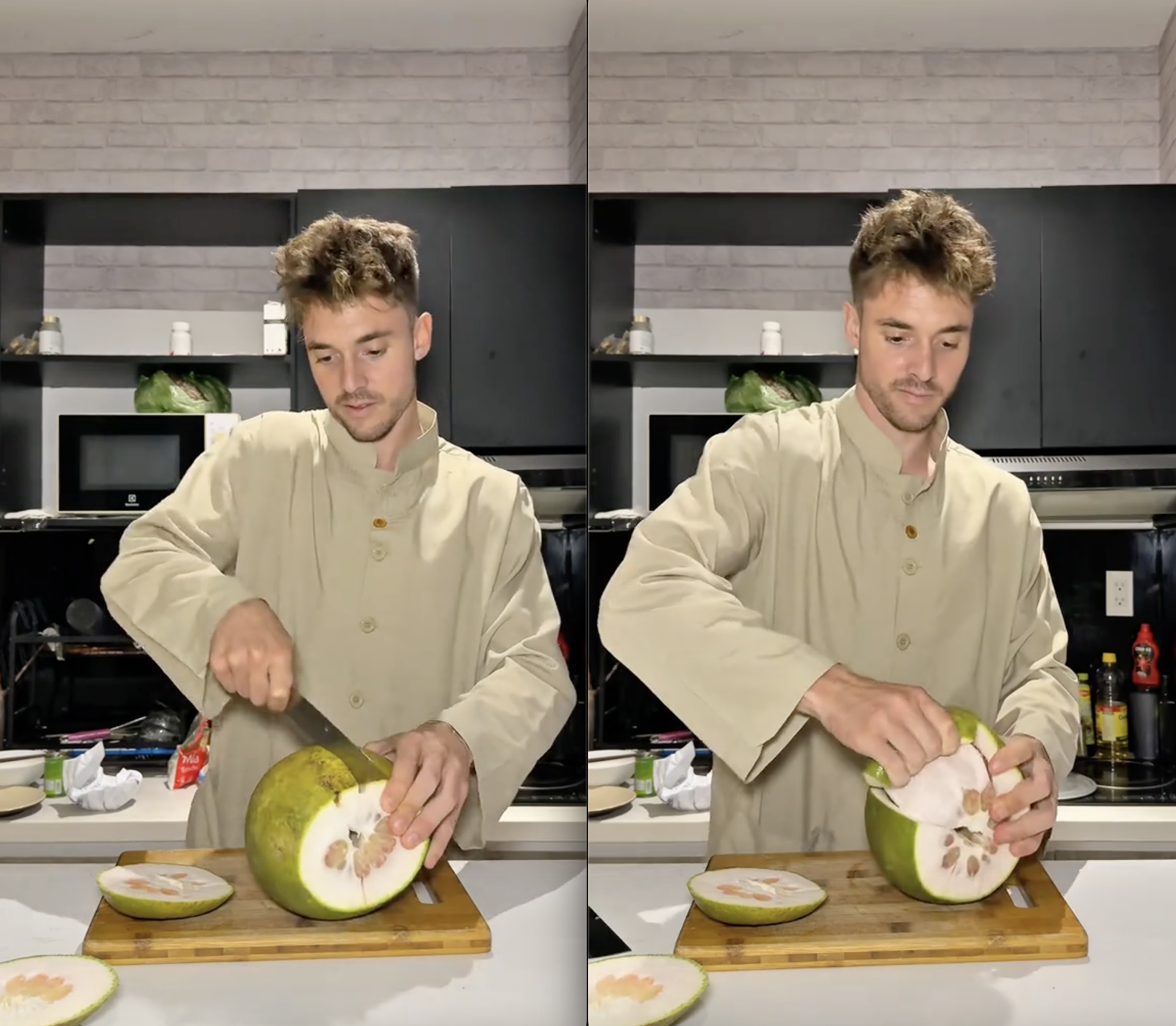 Khách Tây tự tay nấu 1 món chè khiến dân mạng Khách Tây tự tay nấu 1 món chè khiến dân mạng