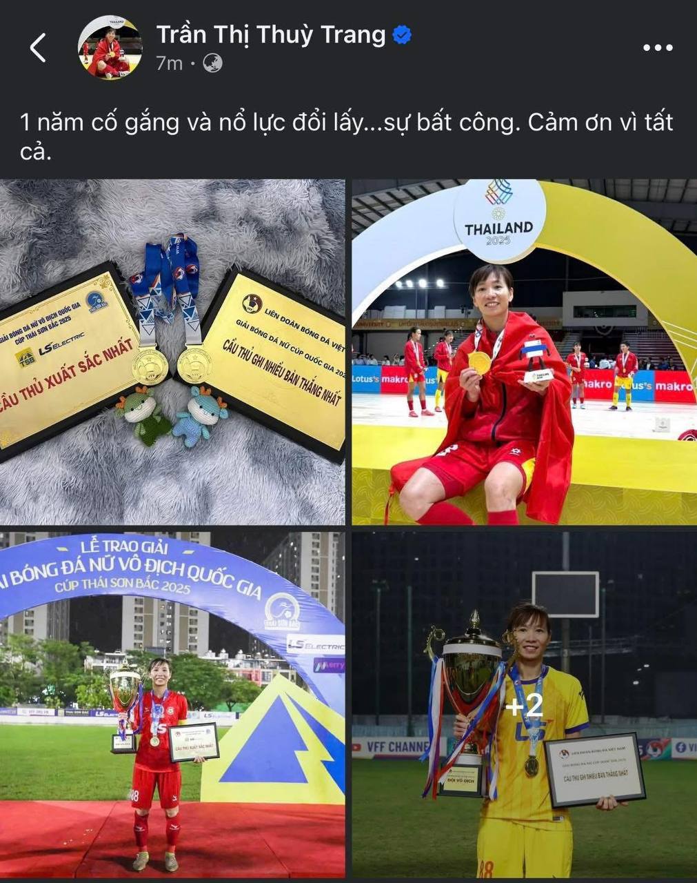 Kh&eacute;p lại drama: Thuỳ Trang l&ecirc;n tiếng sau status &aacute;m chỉ Gala Quả b&oacute;ng v&agrave;ng 