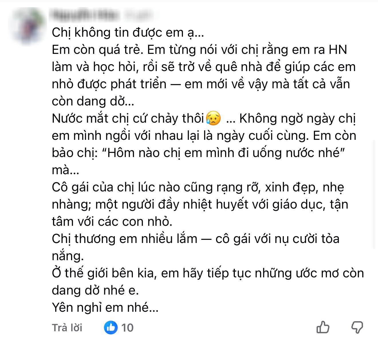 Vụ lật xe đo&agrave;n thiện nguyện ở L&agrave;o Cai: Lặng người trước những lời tiễn biệt gửi c&ocirc; gi&aacute;o mầm non trẻ tuổi- Ảnh 3.