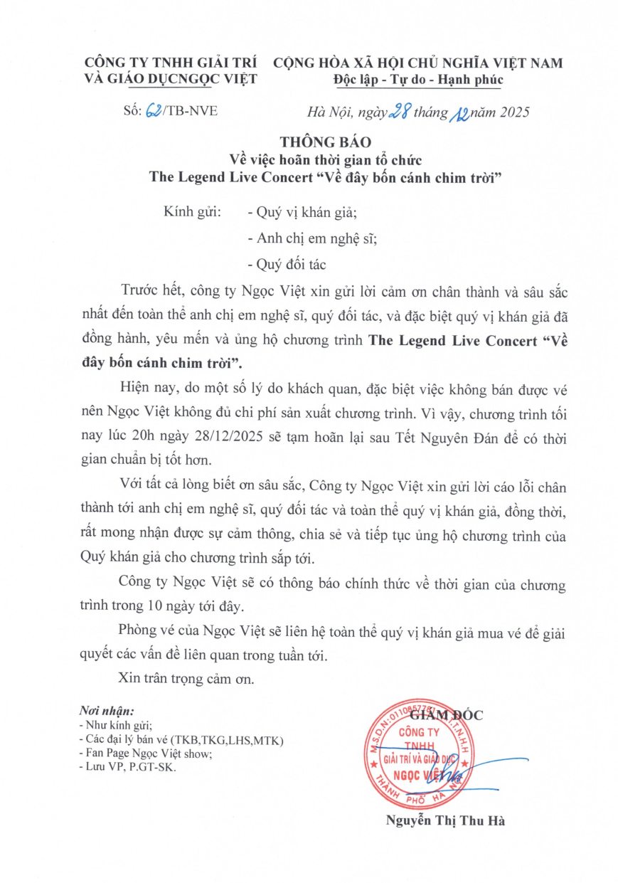 Chưa từng c&oacute; tại Việt Nam: Kh&aacute;n giả đ&atilde; đến nhưng kh&ocirc;ng c&oacute; nghệ sĩ, BTC b&aacute;o ho&atilde;n giờ ch&oacute;t g&acirc;y phẫn nộ- Ảnh 5.