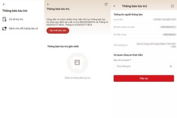 Hướng dẫn chi tiết c&aacute;ch th&ocirc;ng b&aacute;o lưu tr&uacute; ngay tr&ecirc;n ứng dụng VNeID để tr&aacute;nh bị phạt- Ảnh 2.