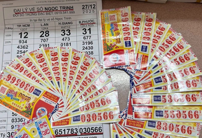 Xổ số miền Nam: Đại l&yacute; v&eacute; số Ngọc Trinh g&acirc;y &ldquo;b&atilde;o&rdquo; mạng x&atilde; hội - Ảnh 1.