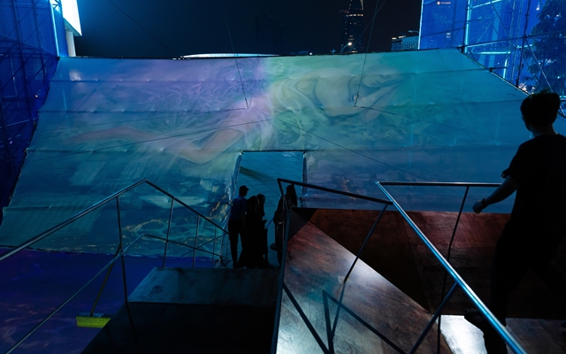 "Kh&ocirc;ng nghĩ trong th&agrave;nh phố lại c&oacute; kh&ocirc;ng gian nghệ thuật đỉnh thế n&agrave;y"- Ảnh 2.