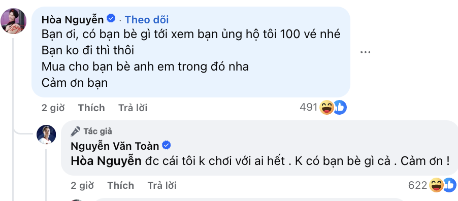 Văn To&agrave;n n&oacute;i thẳng với Ho&agrave; Minzy: 