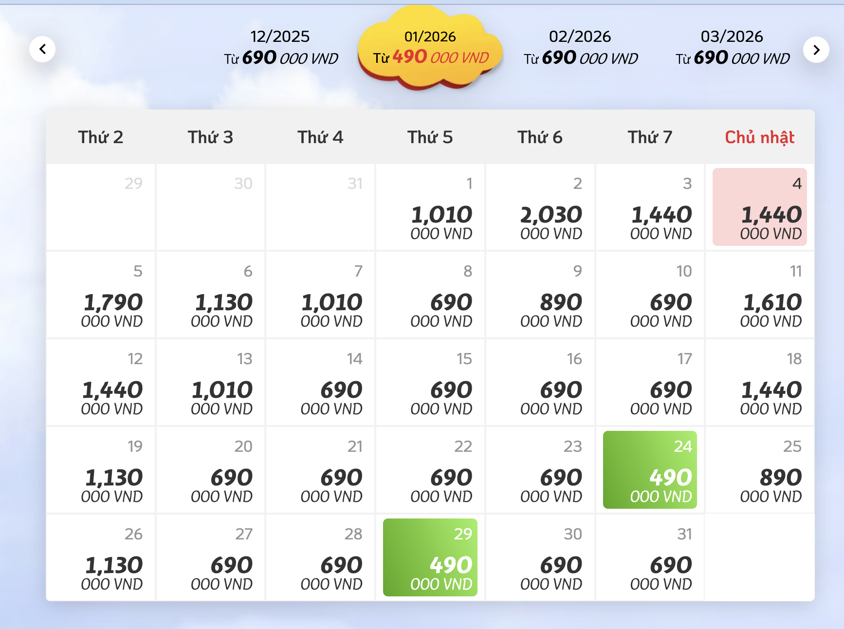 Bất ngờ với gi&aacute; v&eacute; m&aacute;y bay 4 ng&agrave;y nghỉ Tết Dương lịch 2026- Ảnh 1.
