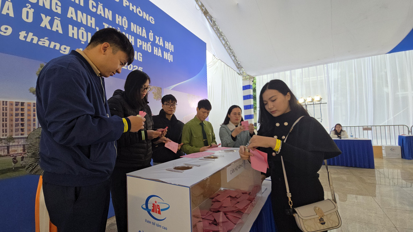 Hà Nội: Gần 1.000 khách hàng bốc thăm mua nhà ở xã hội Uy Nỗ- Ảnh 16.