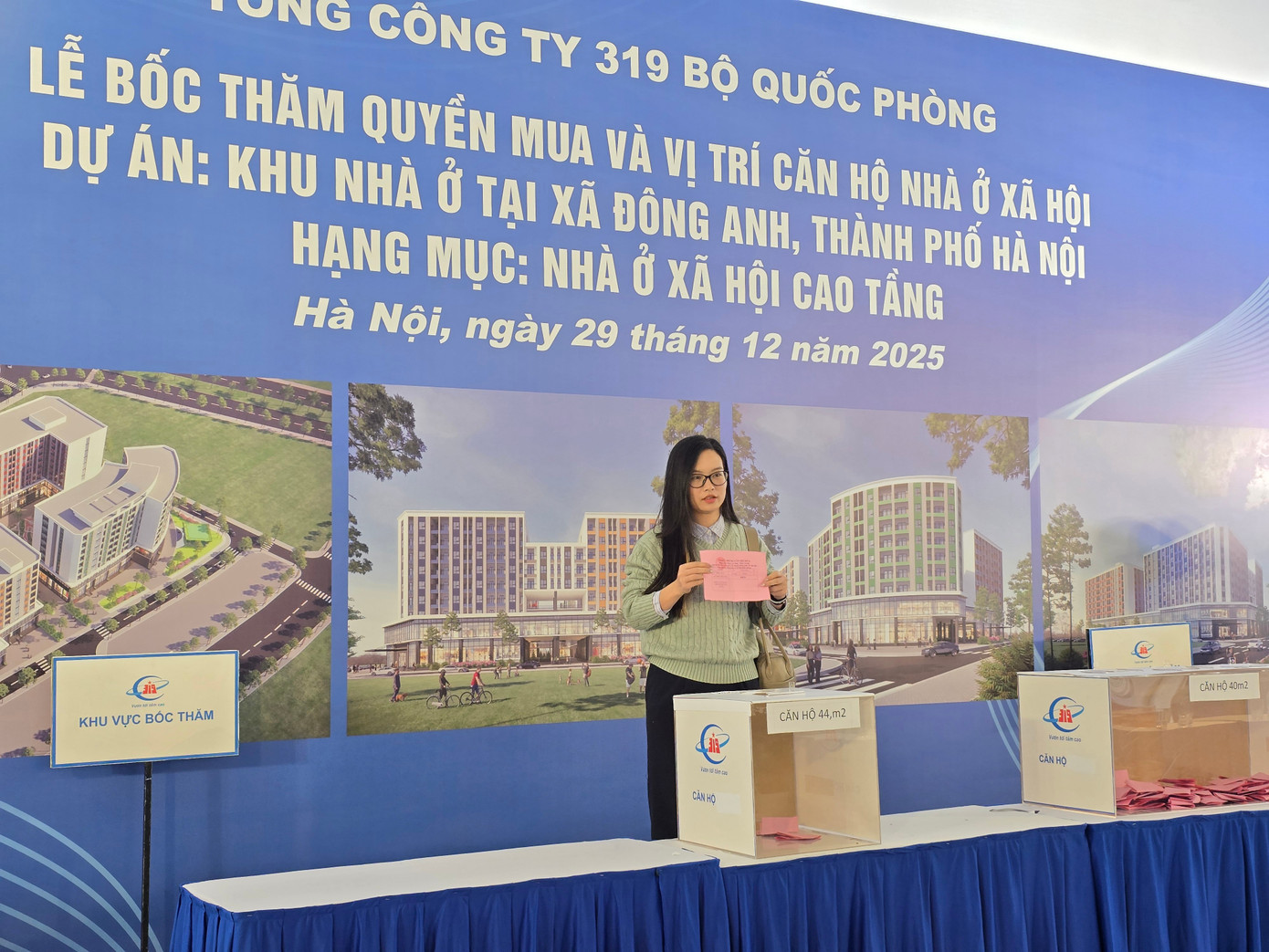 Hà Nội: Gần 1.000 khách hàng bốc thăm mua nhà ở xã hội Uy Nỗ- Ảnh 6.