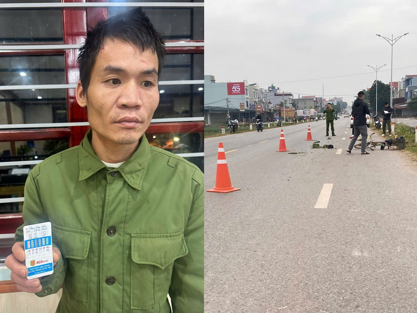 Lần theo mảnh vỡ trong đ&ecirc;m, c&ocirc;ng an 't&oacute;m' kẻ g&acirc;y tai nạn chết người rồi bỏ trốn- Ảnh 1.