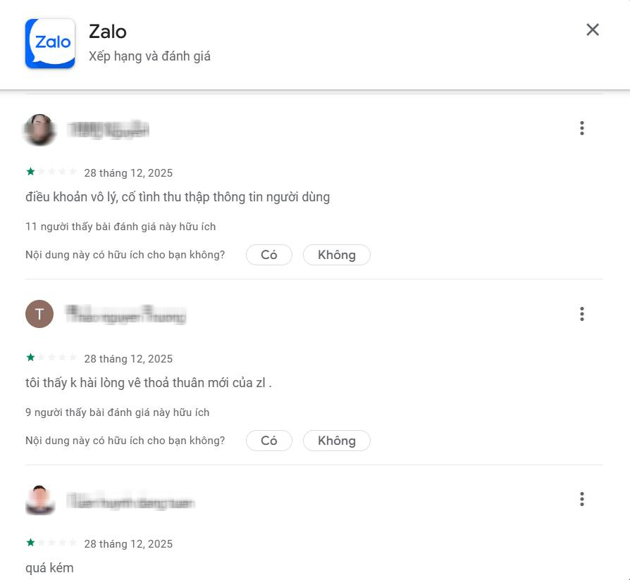 Zalo nhận &ldquo;b&atilde;o 1 sao"- Ảnh 2.