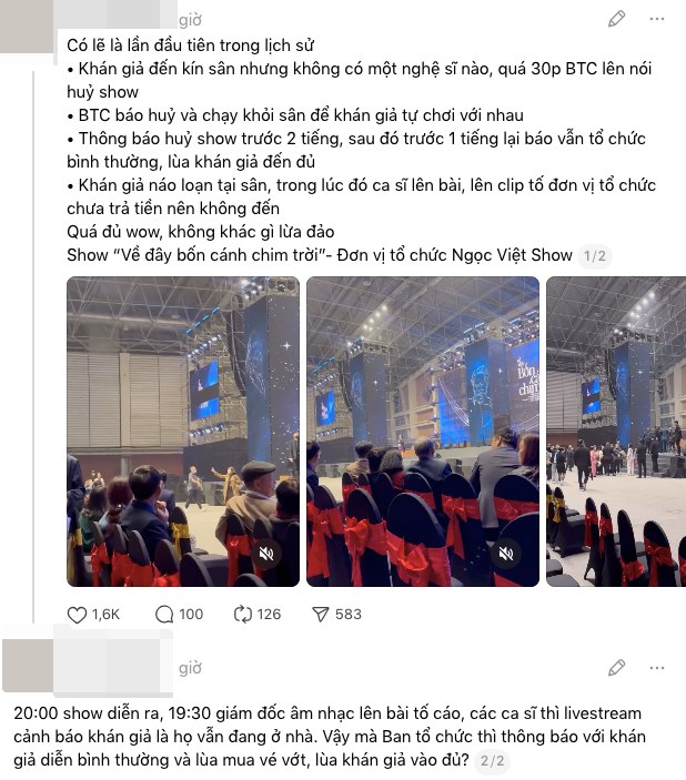 Kh&ocirc;ng thể chấp nhận được BTC show Về Đ&acirc;y Bốn C&aacute;nh Chim Trời, coi thường kh&aacute;n giả đến thế l&agrave; c&ugrave;ng!- Ảnh 5.