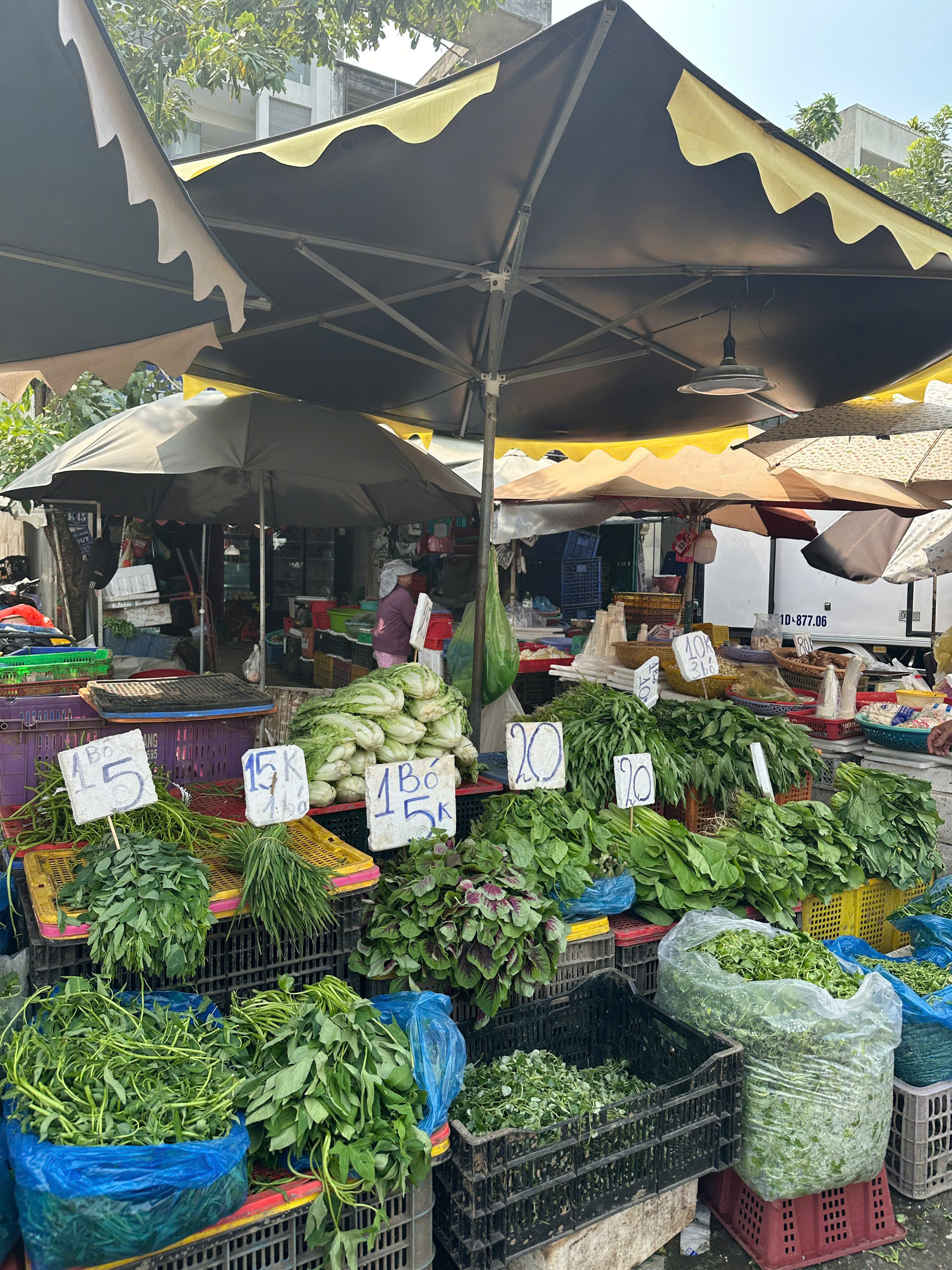 Cập nhật gi&aacute; rau như "t&agrave;u lượn" tại TP.HCM- Ảnh 1.