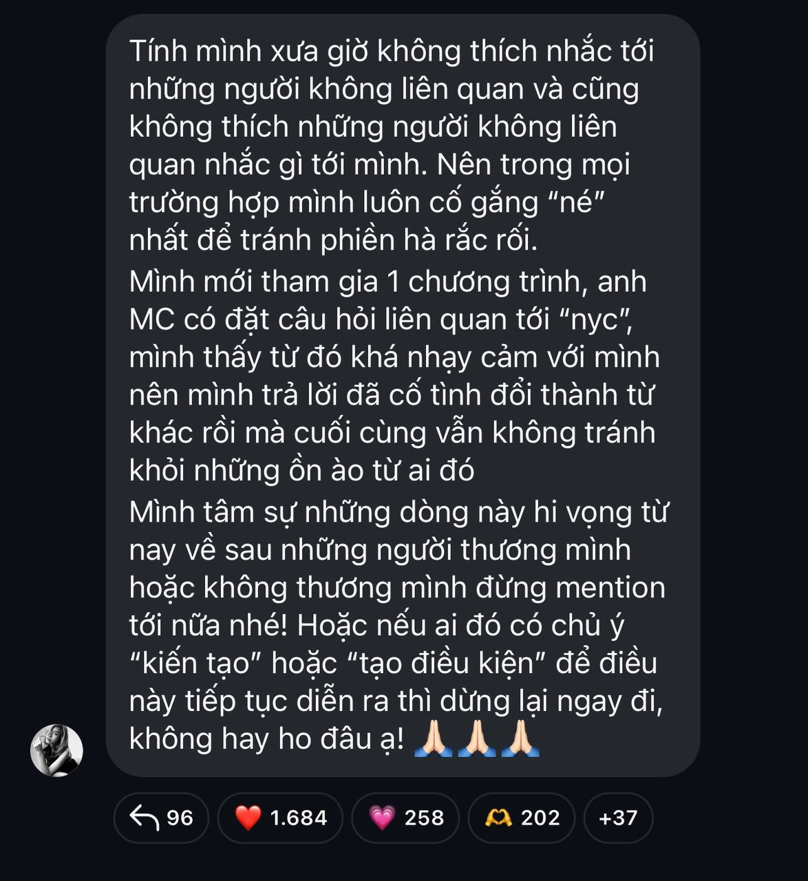 Minh Triệu lên tiếng sau động thái gắt của Kỳ Duyên: Minh Triệu lên tiếng sau động thái gắt của Kỳ Duyên: