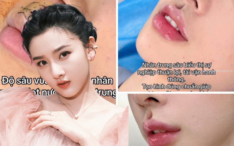 Nhân trung giọt nước chuẩn Trung Hoa khiến chị em phát sốt, người khen kẻ chê "chắc hứng nước luôn được"- Ảnh 1.