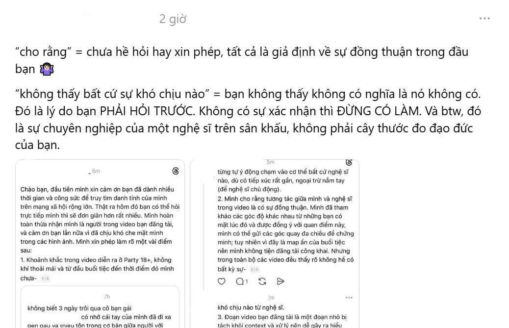“Không thể bình thường hóa chuyện quấy rối nghệ sĩ nam”- Ảnh 7.