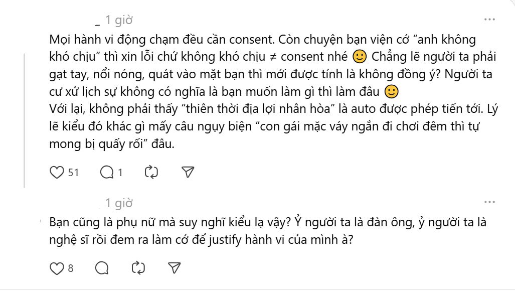 “Không thể bình thường hóa chuyện quấy rối nghệ sĩ nam”- Ảnh 8.