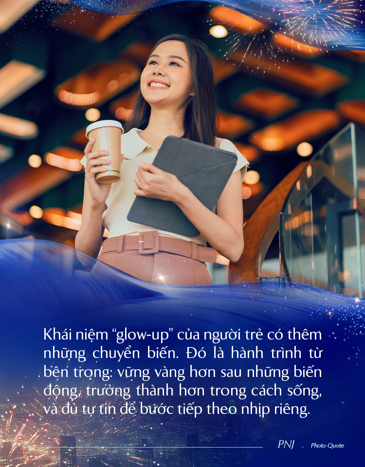 Glow-up kh&ocirc;ng chỉ l&agrave; "lột x&aacute;c" ngoại h&igrave;nh, m&agrave; c&ograve;n l&agrave; tự tin tỏa s&aacute;ng theo c&aacute;ch ri&ecirc;ng!- Ảnh 1.