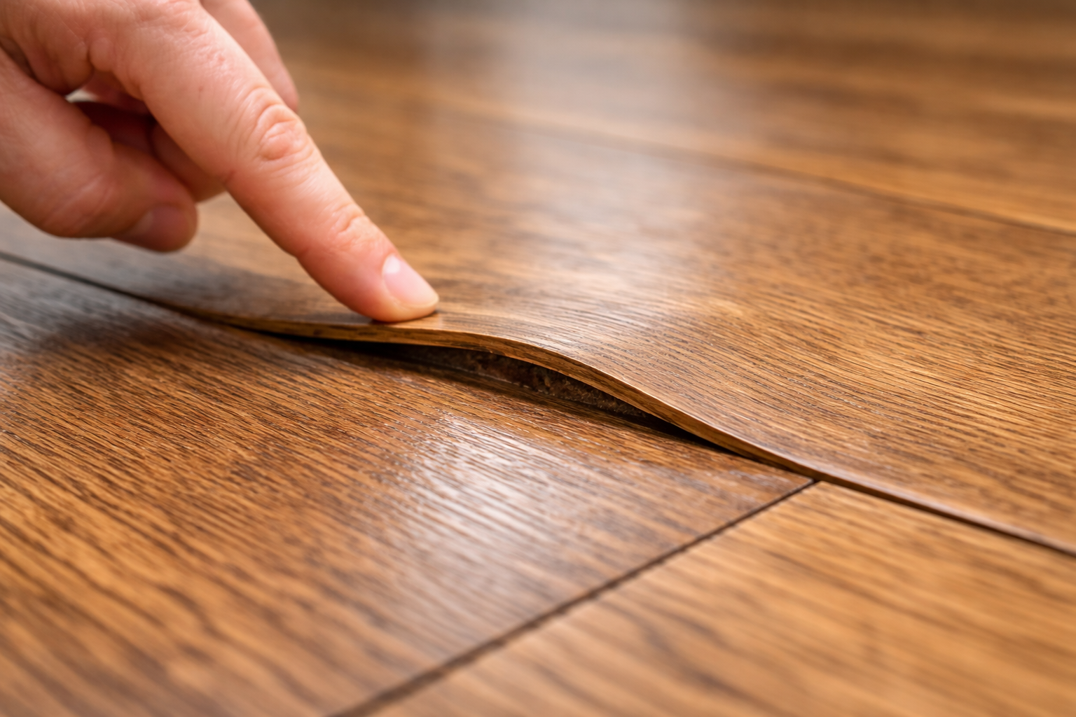 Tiện tay đổ nước lau sàn lên sàn gỗ: Một phút cho nhanh, vài tháng sau gỗ phồng rộp - tiếc không kịp- Ảnh 2. Tiện tay đổ nước lau sàn lên sàn gỗ: Một phút cho nhanh, vài tháng sau gỗ phồng rộp - tiếc không kịp- Ảnh 2.