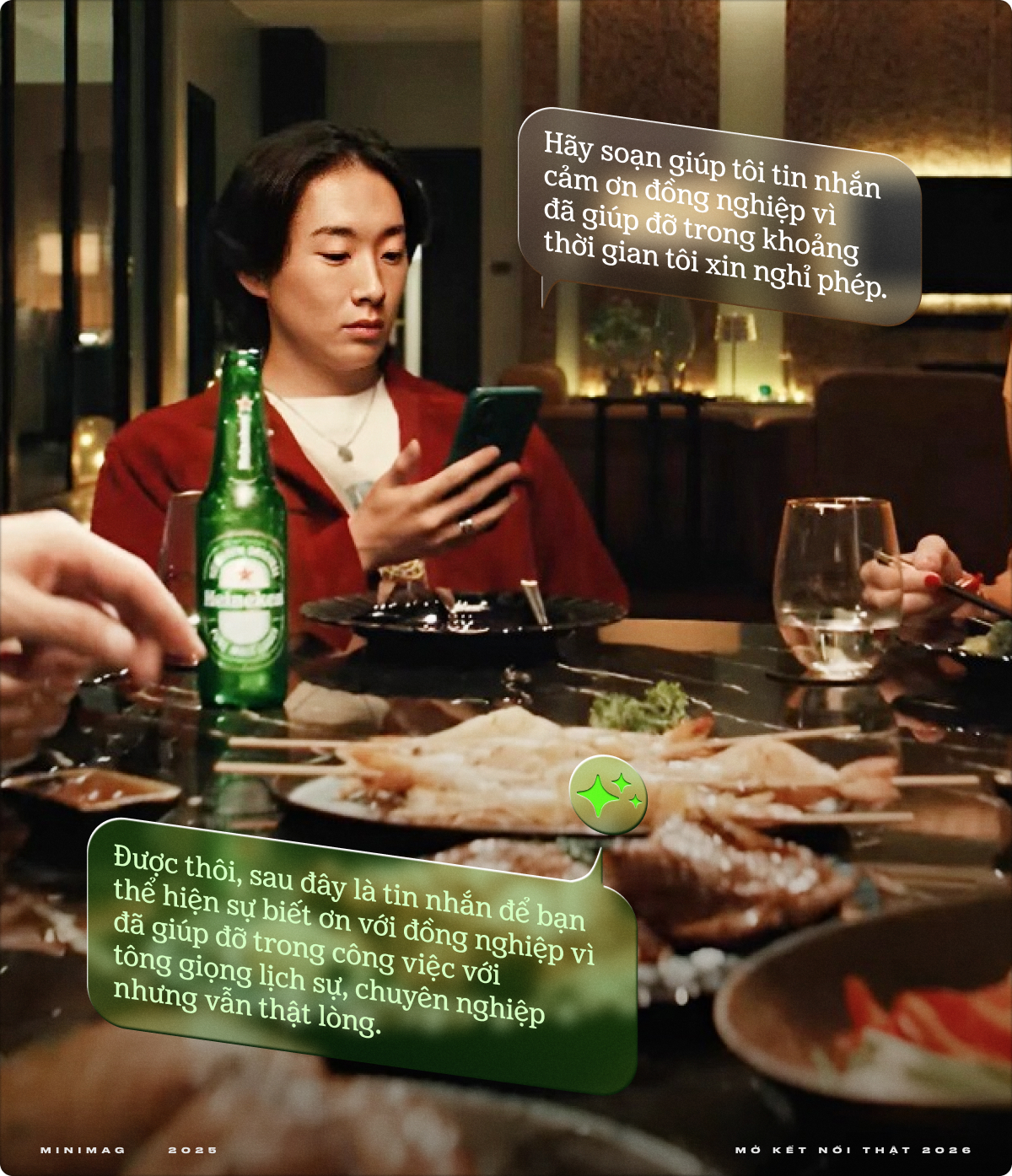 Khi AI thay ta kết nối &ldquo;thật&rdquo;: Hay qu&aacute;! Cảm ơn bạn! Ch&uacute;c mừng năm mới!- Ảnh 1.