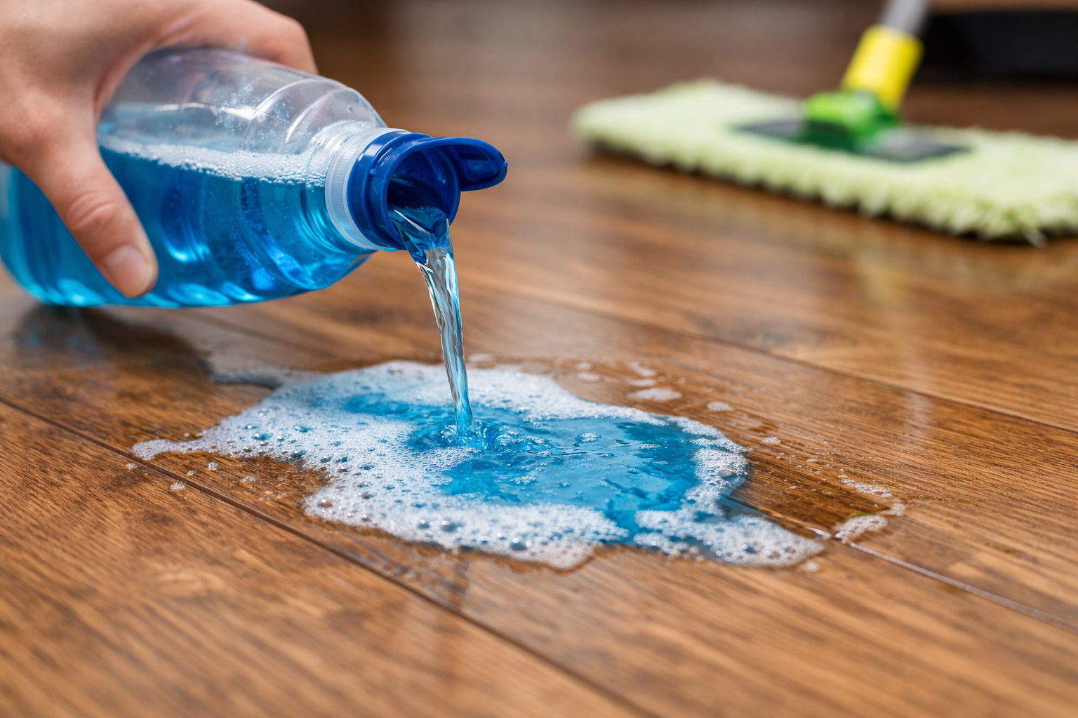 Tiện tay đổ nước lau sàn lên sàn gỗ: Một phút cho nhanh, vài tháng sau gỗ phồng rộp - tiếc không kịp- Ảnh 1. Tiện tay đổ nước lau sàn lên sàn gỗ: Một phút cho nhanh, vài tháng sau gỗ phồng rộp - tiếc không kịp- Ảnh 1.
