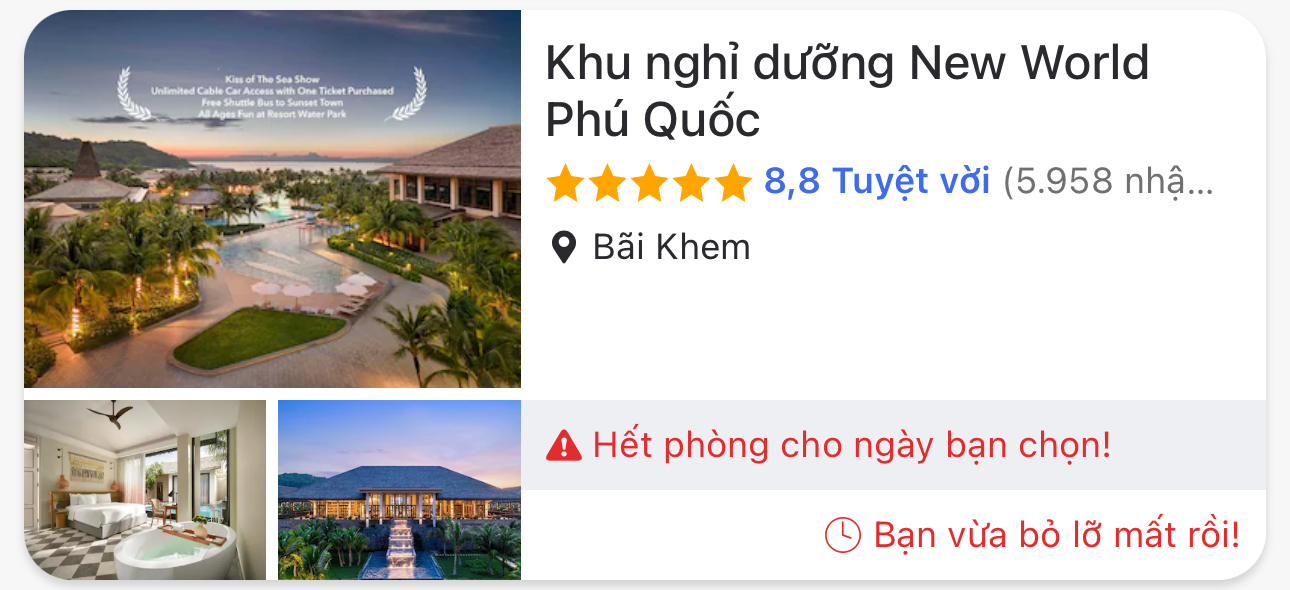 Gần 90% kh&aacute;ch sạn ở Ph&uacute; Quốc "ch&aacute;y" ph&ograve;ng dịp Tết Dương lịch, chỉ c&ograve;n ph&ograve;ng 66 triệu đồng trở l&ecirc;n- Ảnh 3.
