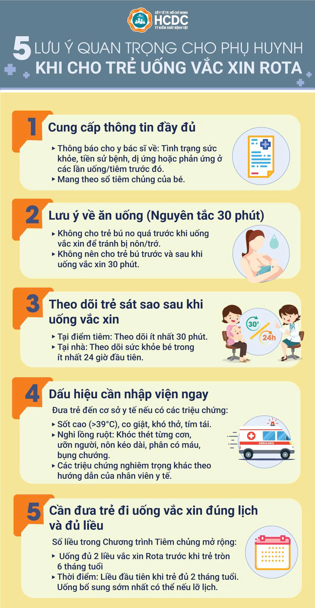 Infographic: 5 lưu &yacute; quan trọng cho phụ huynh khi cho trẻ uống vaccine Rota- Ảnh 1.