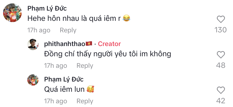 Hotgirl bắn s&uacute;ng Ph&iacute; Thanh Thảo 21 tuổi được thăng h&agrave;m Đại u&yacute;, L&yacute; Đức (U23 Việt Nam) tương t&aacute;c cực ngọt giữa tin hẹn h&ograve;- Ảnh 3.