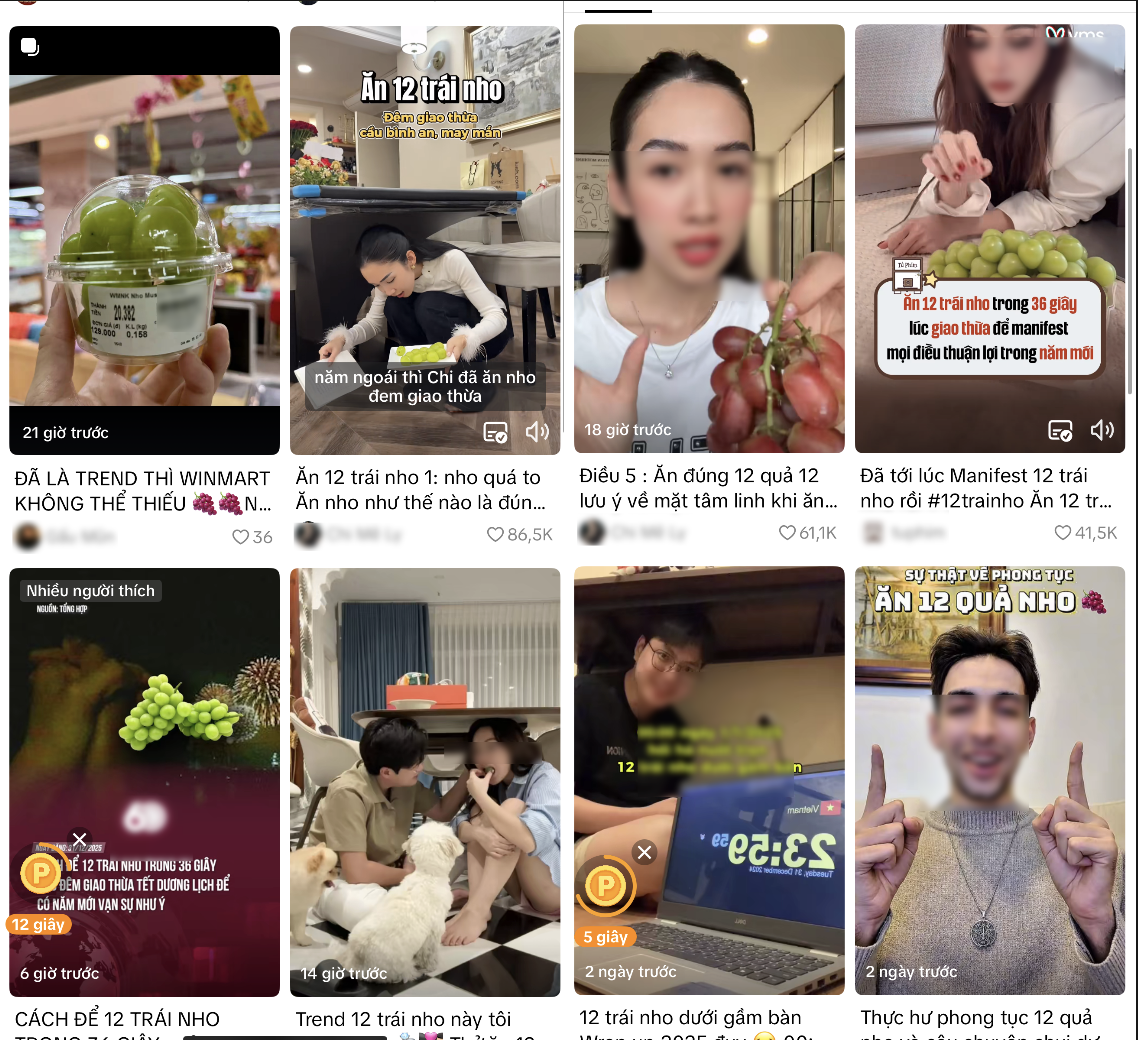 Cảnh b&aacute;o về trend ăn 12 quả nho trước Giao thừa- Ảnh 1.