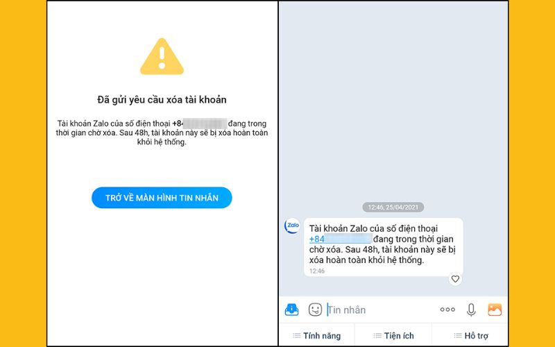 4 thao t&aacute;c tr&ecirc;n Zalo d&agrave;nh cho người d&ugrave;ng n&agrave;o cần x&oacute;a vĩnh viễn dữ liệu c&aacute; nh&acirc;n- Ảnh 4.