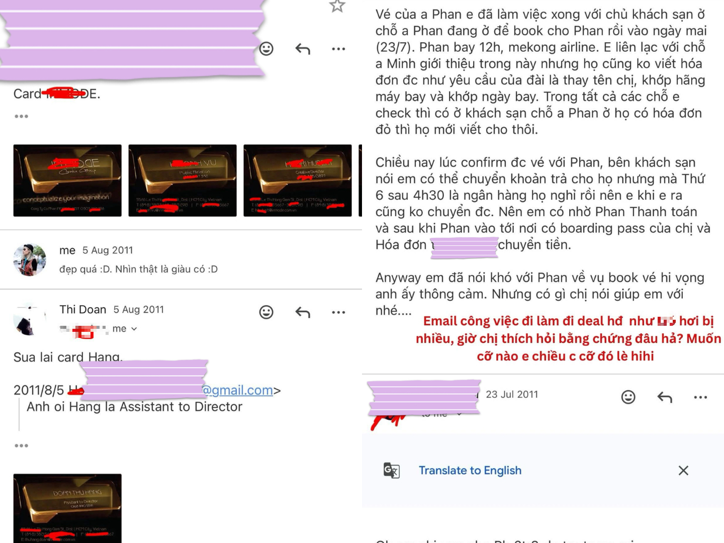 To&agrave;n bộ phản hồi ch&iacute;nh thức của nữ trợ l&yacute; cũ tố si&ecirc;u mẫu H&agrave; Anh